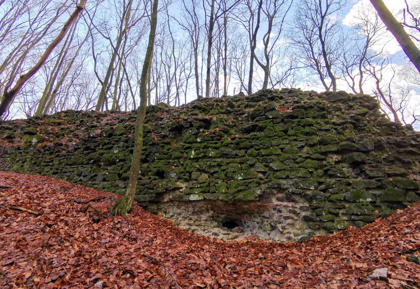 Zvyšky hradu Breznica, Tekovská Breznica, Slovakia, Slovakia